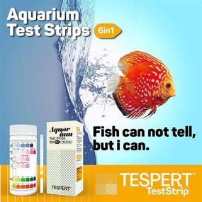 img 2 attached to 🐠 6-in-1 TESPERT Aquarium Test Strips Kit: Accurate Fish Tank, Pond Testing - 125 Strips Pack for Total Hardness, Nitrate, Natrite, Chlorine, Carbonate & pH
