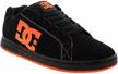 dc gaveler black orange 12 men's shoes logo