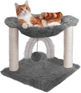 🐱 furhaven tiger tough interactive cat tree tower: scratcher, condo, & toys - various styles and colors! logo