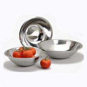 img 1 attached to Enhanced Stainless Steel Mixing Bowl, Update International (MB-800), 8 qt Capacity, Silver