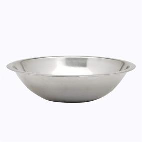 img 3 attached to Enhanced Stainless Steel Mixing Bowl, Update International (MB-800), 8 qt Capacity, Silver