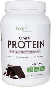 img 4 attached to 🌱 Dr. Amen brainMD Omni Protein Chocolate - 2.38 lbs - Plant-Based Protein Powder for Energy & Exercise Recovery - Vegan, Vegetarian, Sugar-Free, Gluten-Free - 30 Servings