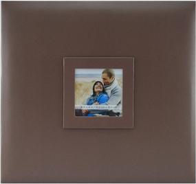 img 4 attached to 📸 MCS MBI Earthtones Collection Scrapbook Album - Branch Brown (860097): 13.5x12.5 Inches, 12x12 Inch Pages, Photo Opening Included