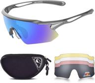 🕶️ tr90 unbreakable frame polarized anti-uv400 cycling glasses: protect your eyes during sports logo