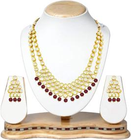 img 2 attached to Aheli Elegant Wedding Traditional Necklace