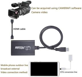 img 2 attached to 🔌 HDMI Video Capture Card - HDMI to USB3.0 Adaptor for Game Capture, Live Video & Audio Recording Box - Plug and Play