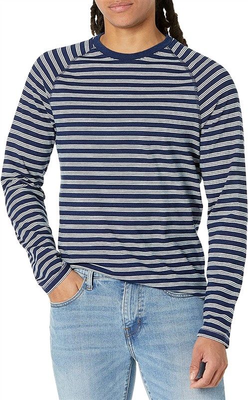 goodthreads long sleeve indigo t shirt x large men's clothing in t-shirts & tanks 로고