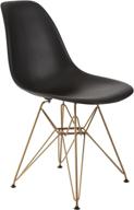 🪑 stylish design guild banks black chair with gold legs: elevate your space with elegance логотип