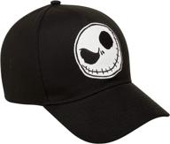 🎩 disney nightmare before christmas men's baseball cap - jack skellington hat, dad hat logo