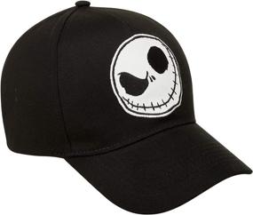 img 4 attached to 🎩 Disney Nightmare Before Christmas Men's Baseball Cap - Jack Skellington Hat, Dad Hat