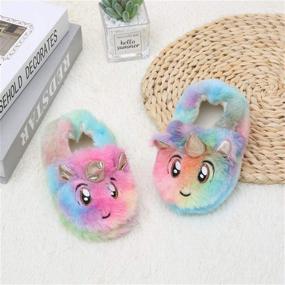 img 2 attached to 🏠 TSAITINTIN Funny House Plush Slippers for Boys - Shoes in Slippers