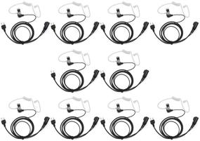 img 4 attached to 🎧 GoodQbuy 10Pcs Covert Acoustic Tube Earpiece Headset with Push-To-Talk (PTT) Compatible with Midland/Alan Radio GXT250 GXT1000VP4 GXT1050VP4 LXT112 LXT380 LXT118 XT511 2-pin