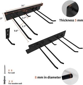 img 2 attached to 🧱 Maximizing Garage Space: Ultimate Hangers for Organizing Garden Tools and Shovels