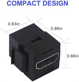 img 3 attached to Keystone Coupler VCE 6 Pack Adapter Black