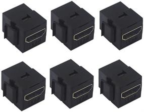 img 4 attached to Keystone Coupler VCE 6 Pack Adapter Black