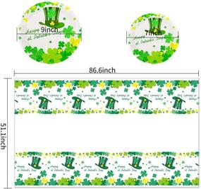 img 1 attached to Салфетка для стола CheeseandU Dinnerware St Patrick Tableware