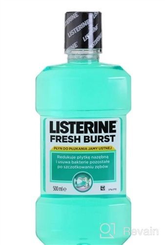 img 1 attached to 🌬️ Freshburst Listerine Antiseptic Mouthwash – Oral Care Formula Kills 99% of Bad Breath Germs & Combats Plaque & Gingivitis, ADA Accepted, Spearmint Flavor, 1 L review by Bill Karanth