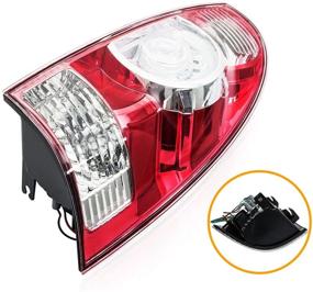 img 2 attached to Пара задних фонарей для 2005-2015 Toyota Tacoma | Совместим с галогенным и светодиодным типом | Замена OEM# 8156004160 8155004160