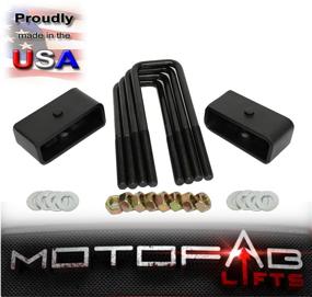 img 2 attached to 🚗 MotoFab Lifts CH-1R Набор заднего уровня - 1-дюймовый, совместимый с Chevy Silverado, Sierra, GMC (2007-2018)