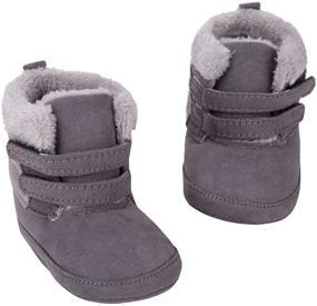 img 3 attached to Enteer Baby Girls Winter Boots Apparel & Accessories Baby Boys