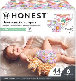 img 4 attached to 👶 The Honest Company Club Box Clean Conscious Diapers Size 6 44 Count (Packaging + Print May Vary)