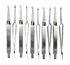 img 3 attached to 10 Piece Orthodontic Bracket Placer with Self-Holding Reverse Action Tweezers by Wise Linkers USA