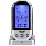 🌡️ wireless digital meat thermometer for bbq, cooking, grilling, smoker, oven, kitchen - remote meat thermometer logo