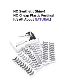 img 2 attached to Bella Hair False Eyelashes Variety Pack - 60 Pairs, Reusable Handmade Fake Eyelashes in 6 Styles - Specialized Natural Soft, Criss-Cross, Wispies Lashes for Daily Use, Casual Events, Daytime Outings, and More!