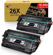 🖨️ onlyu compatible toner-cartridge replacement for hp 26x cf226x 26a cf226a 226a cf226 pro m402n m402dn m402dne m402dw pro mfp m426fdw m426fdn m426dw (black, 2-pack): high-quality, affordable printing solution logo