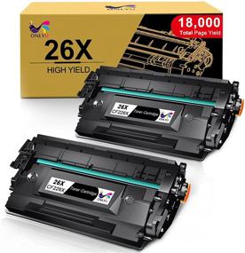 img 4 attached to 🖨️ ONLYU Compatible Toner-Cartridge Replacement for HP 26X CF226X 26A CF226A 226A CF226 Pro M402n M402dn M402dne M402dw Pro MFP M426fdw M426fdn M426dw (Black, 2-Pack): High-Quality, Affordable Printing Solution