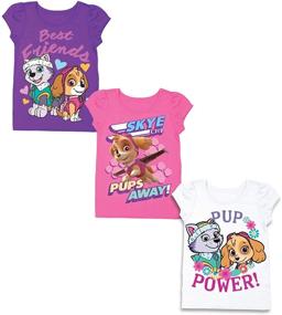 img 1 attached to 👧 Paw Patrol Girls T-Shirt Bundle - Pack of 3