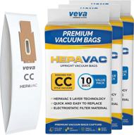 🧹 30-pack premium cc hepa vacuum bags with odor fighting technology | compatible with oreck type cc hypo-allergenic models xl5, xl7, xl21, 2000-9000 логотип