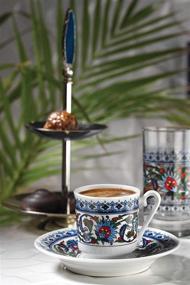 img 2 attached to Authentic Turkish Coffee Saucer Sets: Complete Pieces for an Unforgettable Coffee Experience