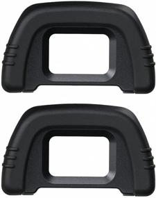 img 4 attached to 📷 CEARI [2 Pack] DK-21 Rubber Eyecup Eyepiece for Nikon DSLR Cameras - Enhanced Viewfinder Experience with Bonus Microfiber Cleaning Cloth