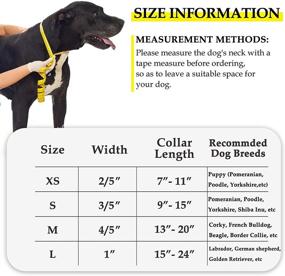 img 1 attached to 🐶 EVERKING Soft Comfortable Polyester Dog Collar with Safety Locking Buckle - Adjustable for Small, Medium, Large Dogs and Cats - Geometry Pattern - Ideal for Outdoor Training, Walking, Running, Camping (Volcano, M)