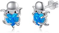 angol hypoallergenic earrings sterling synthetic girls' jewelry logo