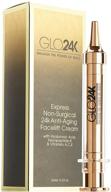 💆 glo24k instant facelift cream: a non-invasive alternative to injections with 24k gold, hyaluronic acid, peptides, and vitamins, a, c, e logo