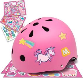 img 4 attached to 🚲 Safe and Fun Simply Kids Bike Helmet with DIY Stickers for Toddler Boys and Girls I CPSC & CE Certified for Skateboard Roller-Skating Bicycle Scooter I Suitable for Baby Infant Youth Child Ages 2-4, 3-5, and 5-8 Years Old