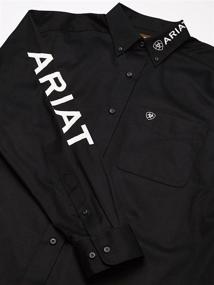 img 2 attached to Ariat Sleeve Twill Shirt X Large Men's Clothing for Shirts