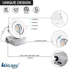 img 1 attached to 🔦 Adjustable Ultra Thin Recessed KnLnny Lighting for Enhanced SEO