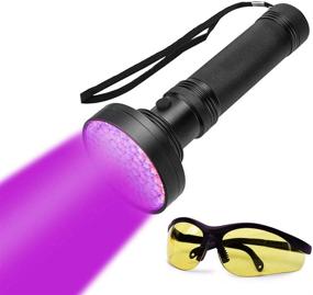 img 4 attached to 🔦 YOUTHINK Flashlight Pet Stain Urine Finder: Illuminate & Detect with 100 Bright LEDs and Glasses