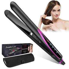 img 4 attached to Straightener Ceramic Tourmaline Adjustable Curler