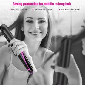 img 3 attached to Straightener Ceramic Tourmaline Adjustable Curler