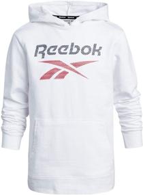 img 1 attached to 👕 Детский костюм Reebok - теплый спортивный свитшот и свитшоты для малышей, мальчиков и подростковиз флиса