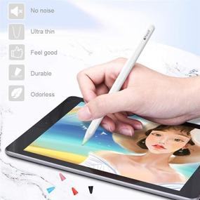 img 2 attached to 🎨 YINVA Silicone Nib Cap Accessories for Apple Pencil 1st and 2nd Gen - Cover Compatible with Apple Pencil Tips (30 PCS, 10 Colors)