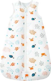 img 4 attached to Mosebears Wearable Blanket: Cozy Cotton Kids' Home Store with Zipper Convenience