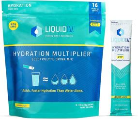 img 4 attached to 🍋 Liquid I.V. Hydration Multiplier - Lemon Lime - Electrolyte Drink Mix, Single-Serving Stick Packets - Easy Open, Non-GMO Hydration Powder