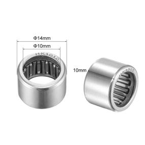img 2 attached to Uxcell HK1010 Needle Roller Bearings