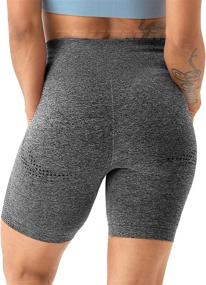 img 1 attached to 🩳 TSUTAYA Women's Seamless Workout Biker Shorts: High-Waisted Gym & Cycling Athletic Tummy Control, Summer Yoga Pants
