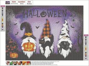 img 3 attached to Halloween Painting Rhinestone Diamonds Pictures